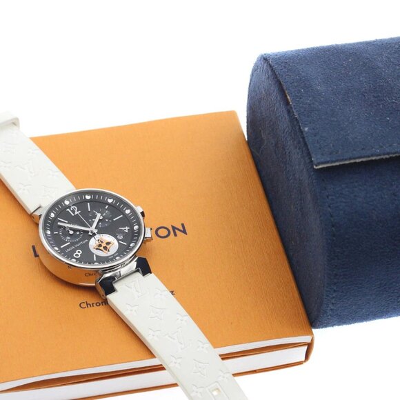 LOUIS VUITTON Tambour Moon Star Q8G01 Chronograph Quartz Ladies Watch_879950 - Picture 4 of 7